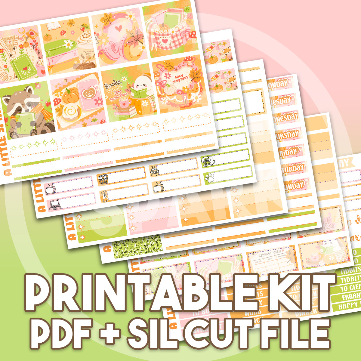 Vertical PRINTABLE Kit: Chapters