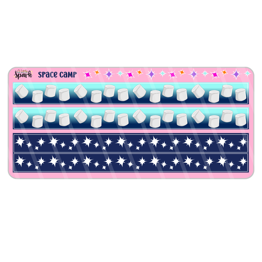 Space Camp: sticker strips