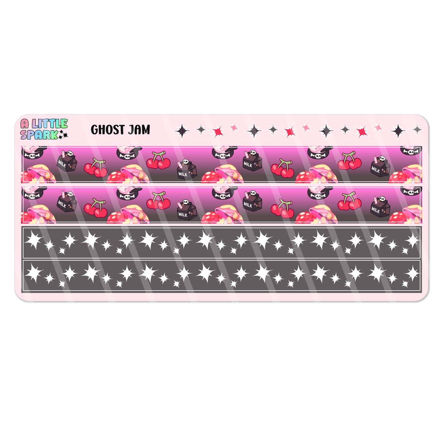 Ghost Jam: sticker strips