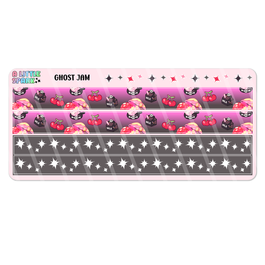 Ghost Jam: sticker strips