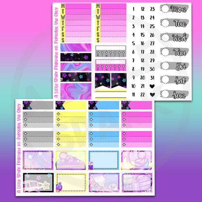 Vertical PRINTABLE Kit Sweet Nebula