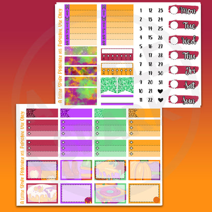 Vertical PRINTABLE Kit: Warm