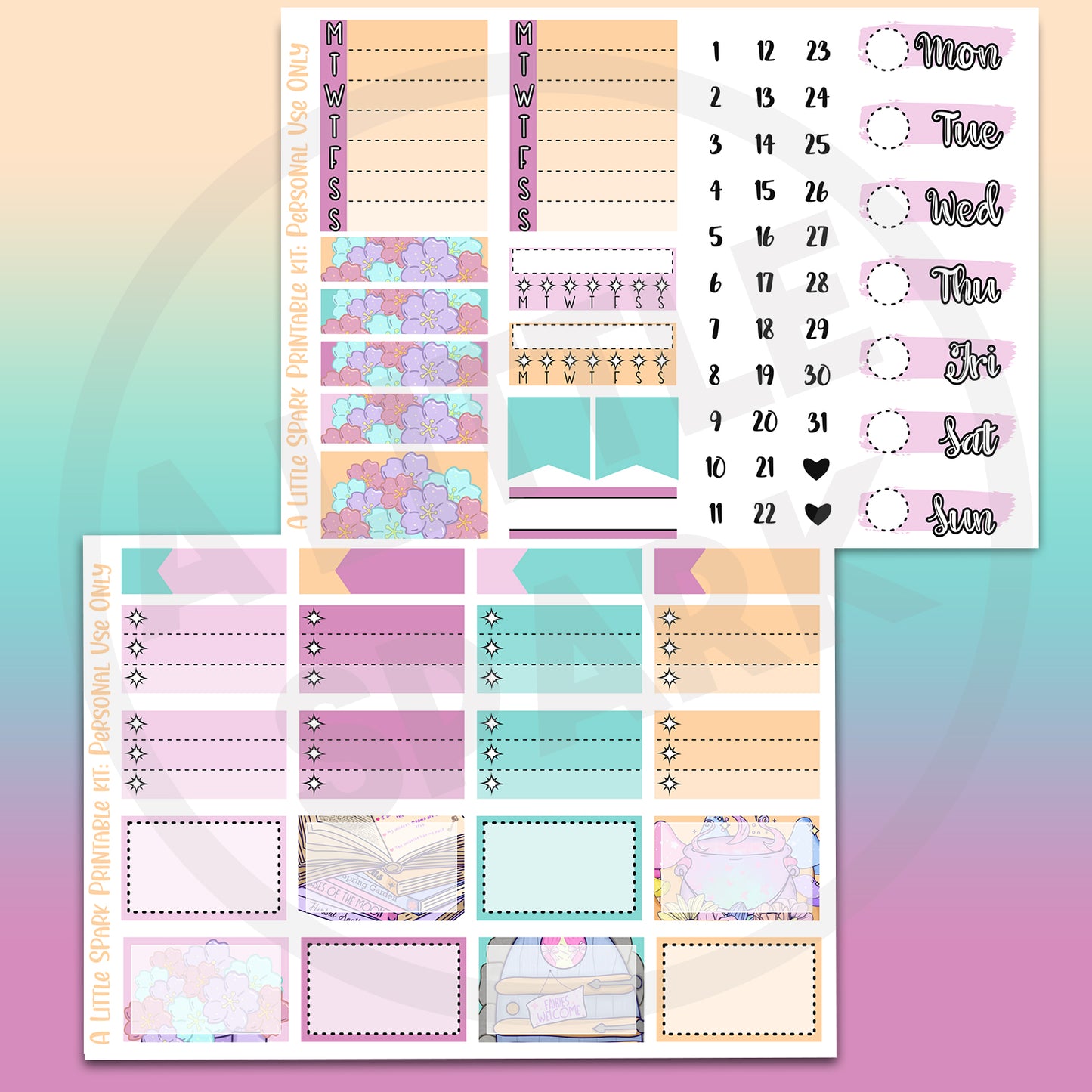 Vertical PRINTABLE Kit Careful