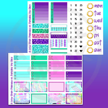 Vertical PRINTABLE Kit: Seaside