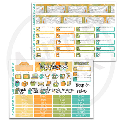 Vertical PRINTABLE Kit: Autumn Novella