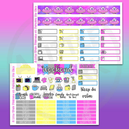 Vertical PRINTABLE Kit Sweet Nebula