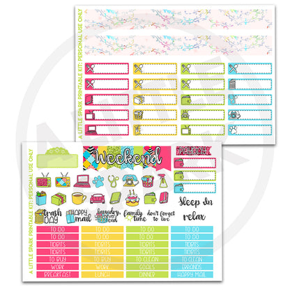 Vertical PRINTABLE Kit: Winter Candy