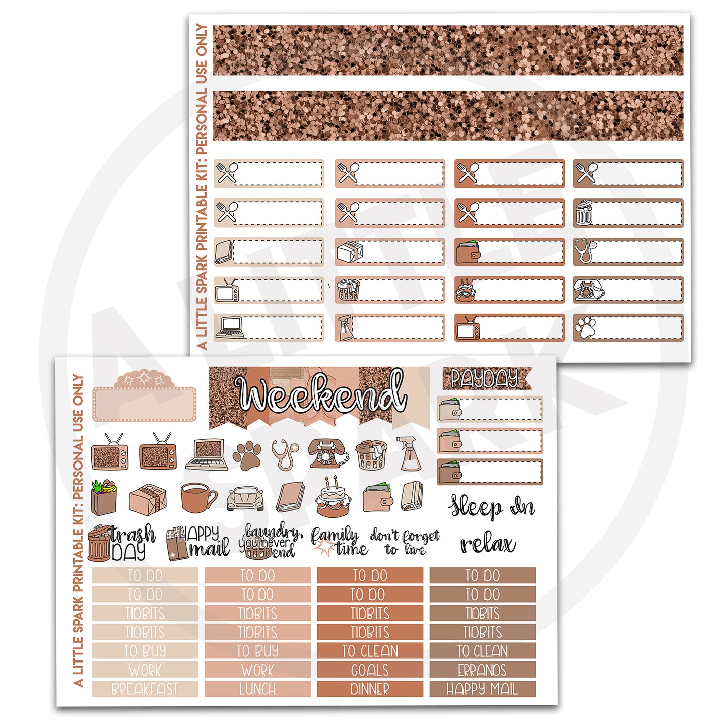Vertical PRINTABLE Kit: Autumn Stars