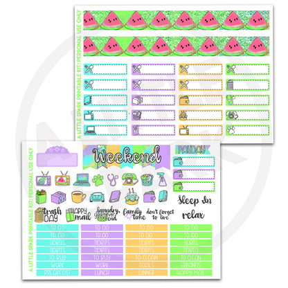 Vertical PRINTABLE Kit Tropic