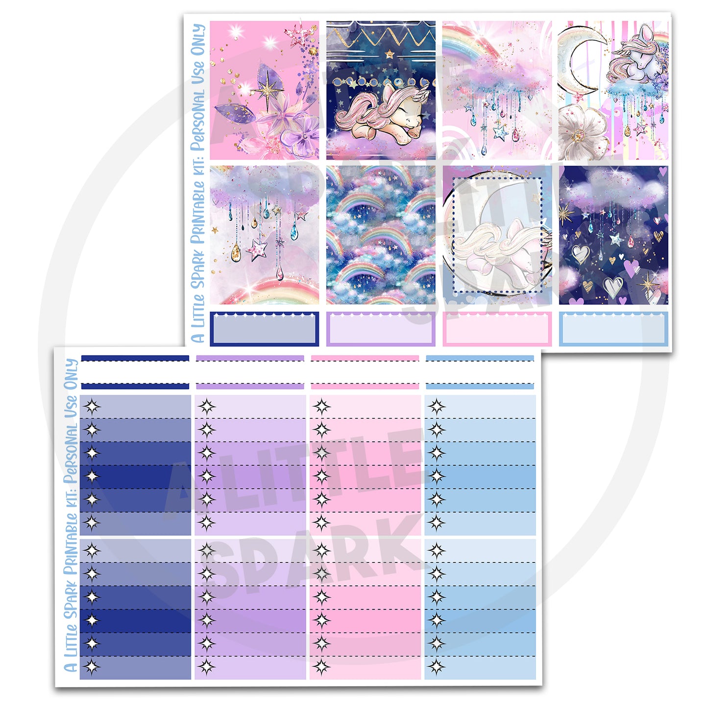 Vertical PRINTABLE Kit Dreamy