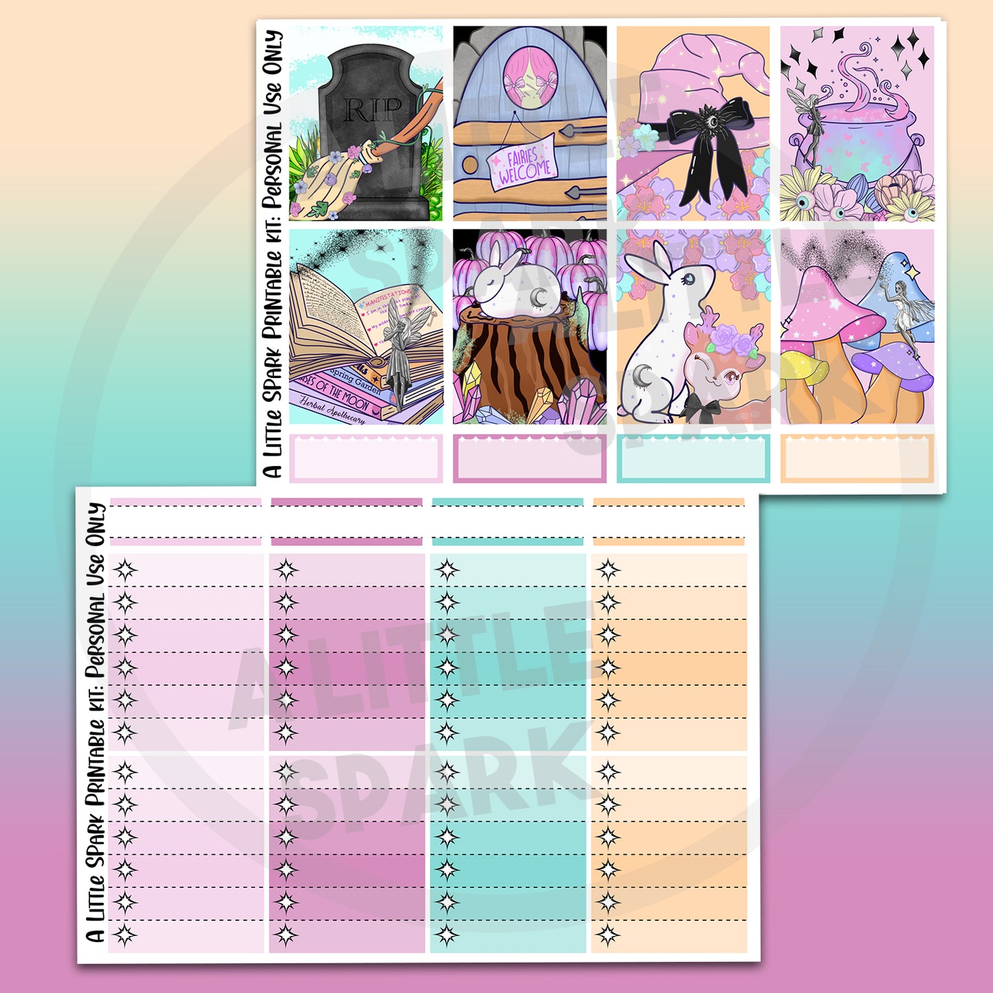 Vertical PRINTABLE Kit Careful