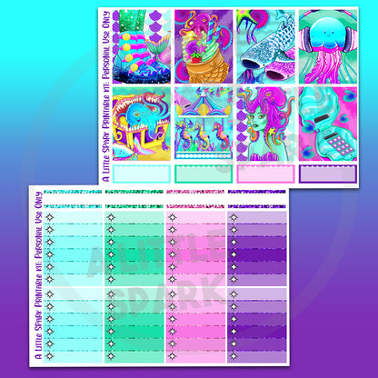 Vertical PRINTABLE Kit: Seaside