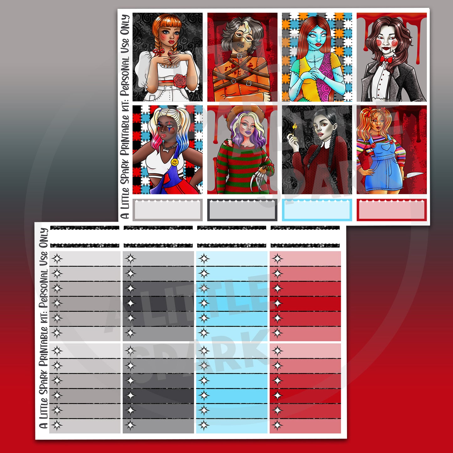 Vertical PRINTABLE Kit: Clever