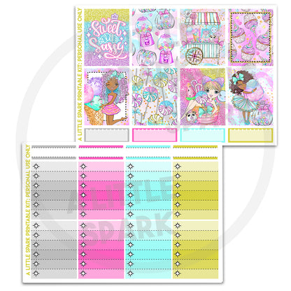 Vertical PRINTABLE Kit Sugar Rush