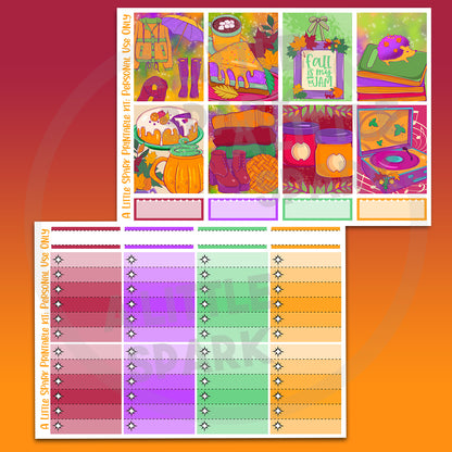 Vertical PRINTABLE Kit: Warm