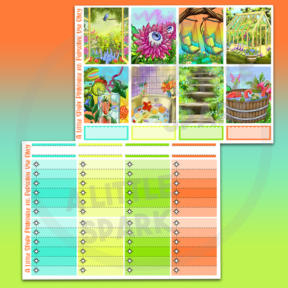 Vertical PRINTABLE Kit: Flora