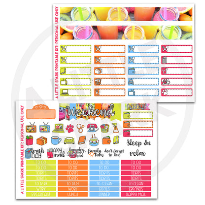 Vertical PRINTABLE Kit: Juicy