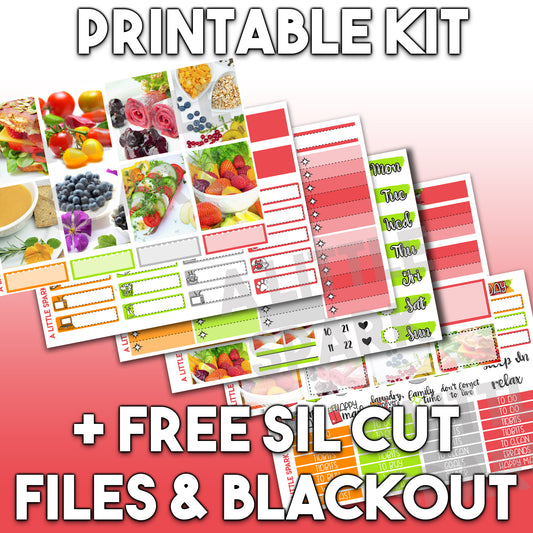 Vertical PRINTABLE Kit: Nourish