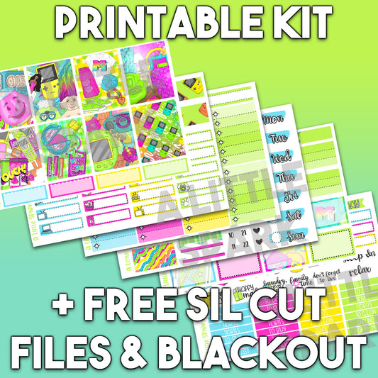 Vertical PRINTABLE Kit RAD