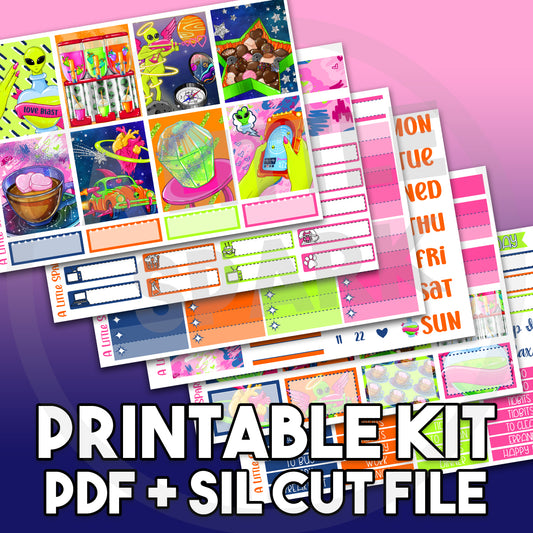 Vertical PRINTABLE Kit: Love Blast