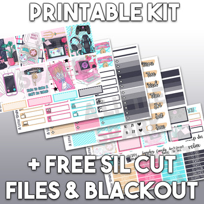Vertical PRINTABLE Kit Sea Play