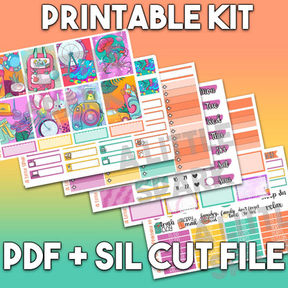 Vertical PRINTABLE Kit Wave Time