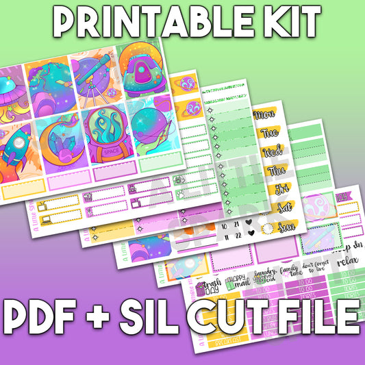 Vertical PRINTABLE Kit: Stellar