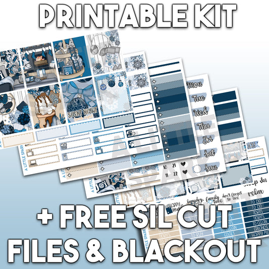 Vertical PRINTABLE Kit: Tinsel