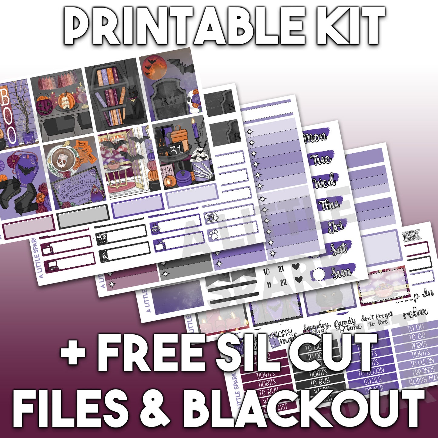 Vertical PRINTABLE Kit: Thirteen