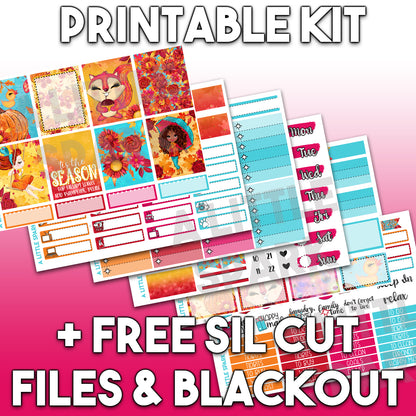 Vertical PRINTABLE Kit: Fallin