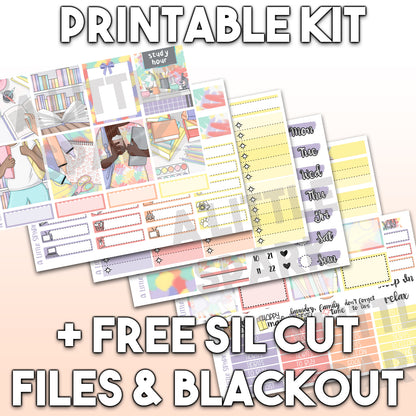 Vertical PRINTABLE Kit: Study