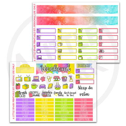 Vertical PRINTABLE Kit: Dawn