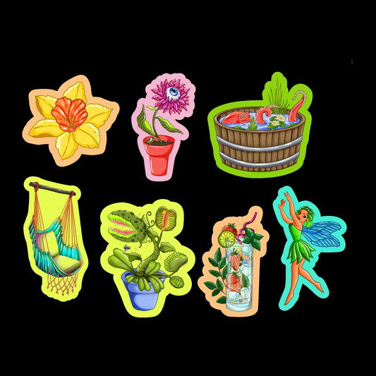 Flora: Die Cut Sticker Pack