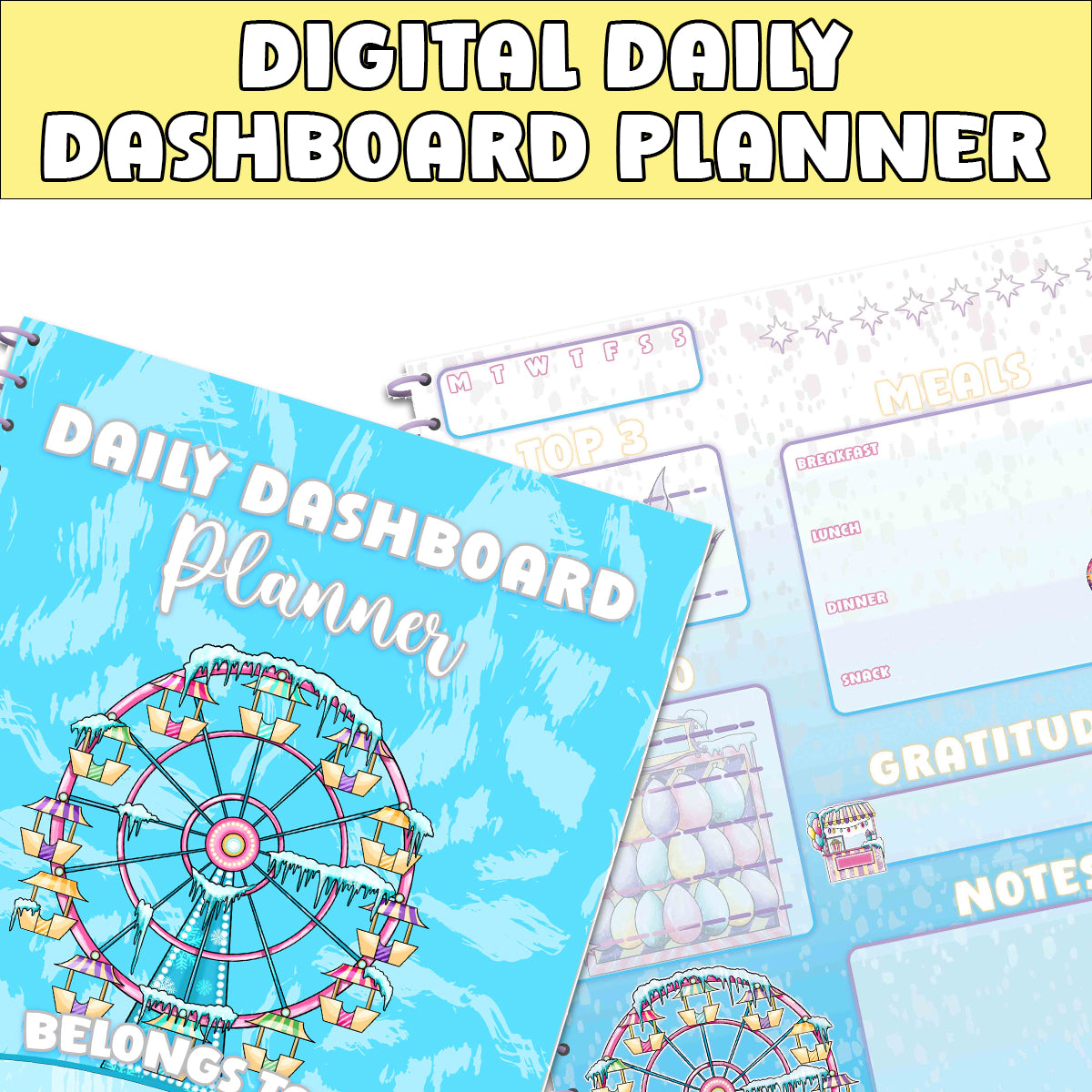 DIGITAL: Daily Planner // Winter Carnival