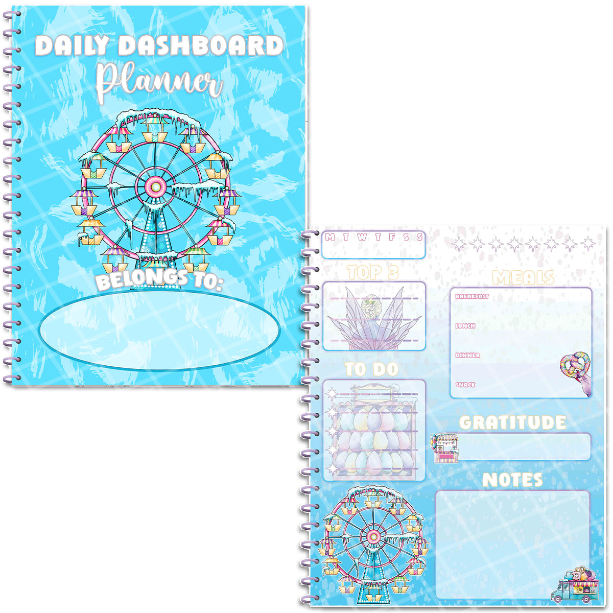 DIGITAL: Daily Planner // Winter Carnival