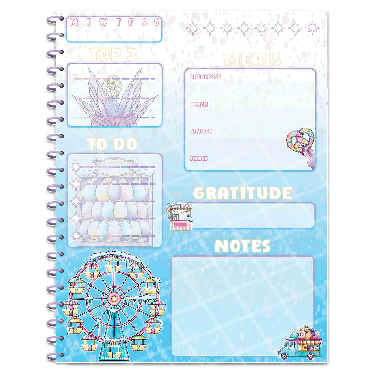 DIGITAL: Daily Planner // Winter Carnival