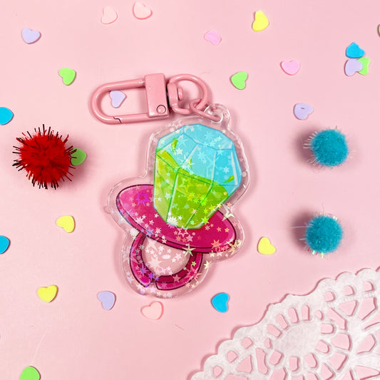 Toxic Ring Pop Keychain // Love Blast