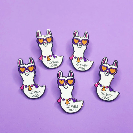 2020 Cool As F*ck Llama Pin || GO Wild Planaheim