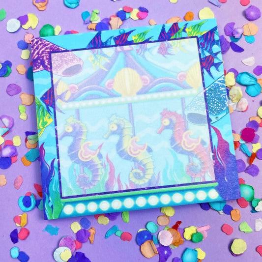 Underwater Carousel // Seaside sticky notes